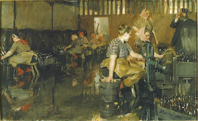 Anders Zorn The Little Brewery oil painting image
